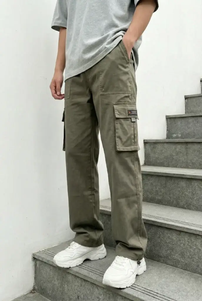 카고바지 카키